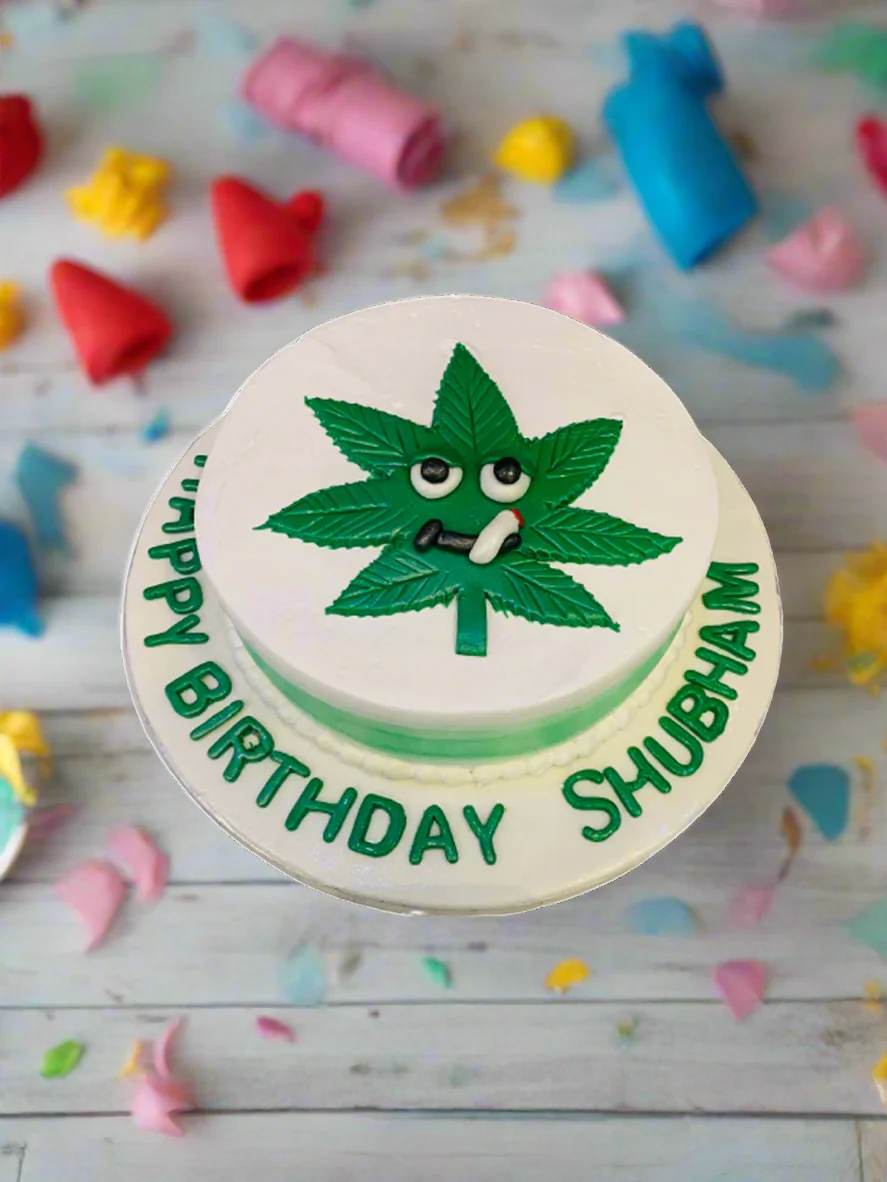 Weed Cream Cake - Image 2