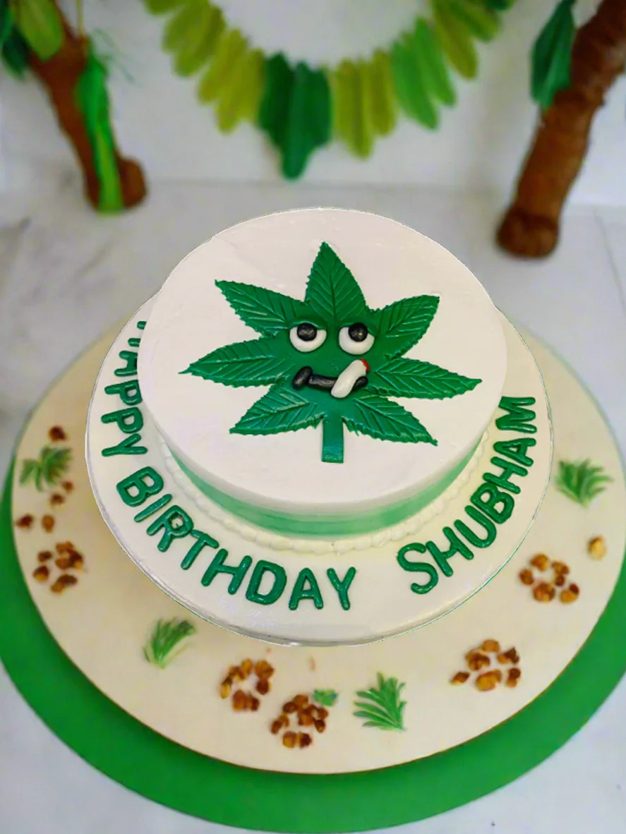 Weed Cream Cake - Image 3