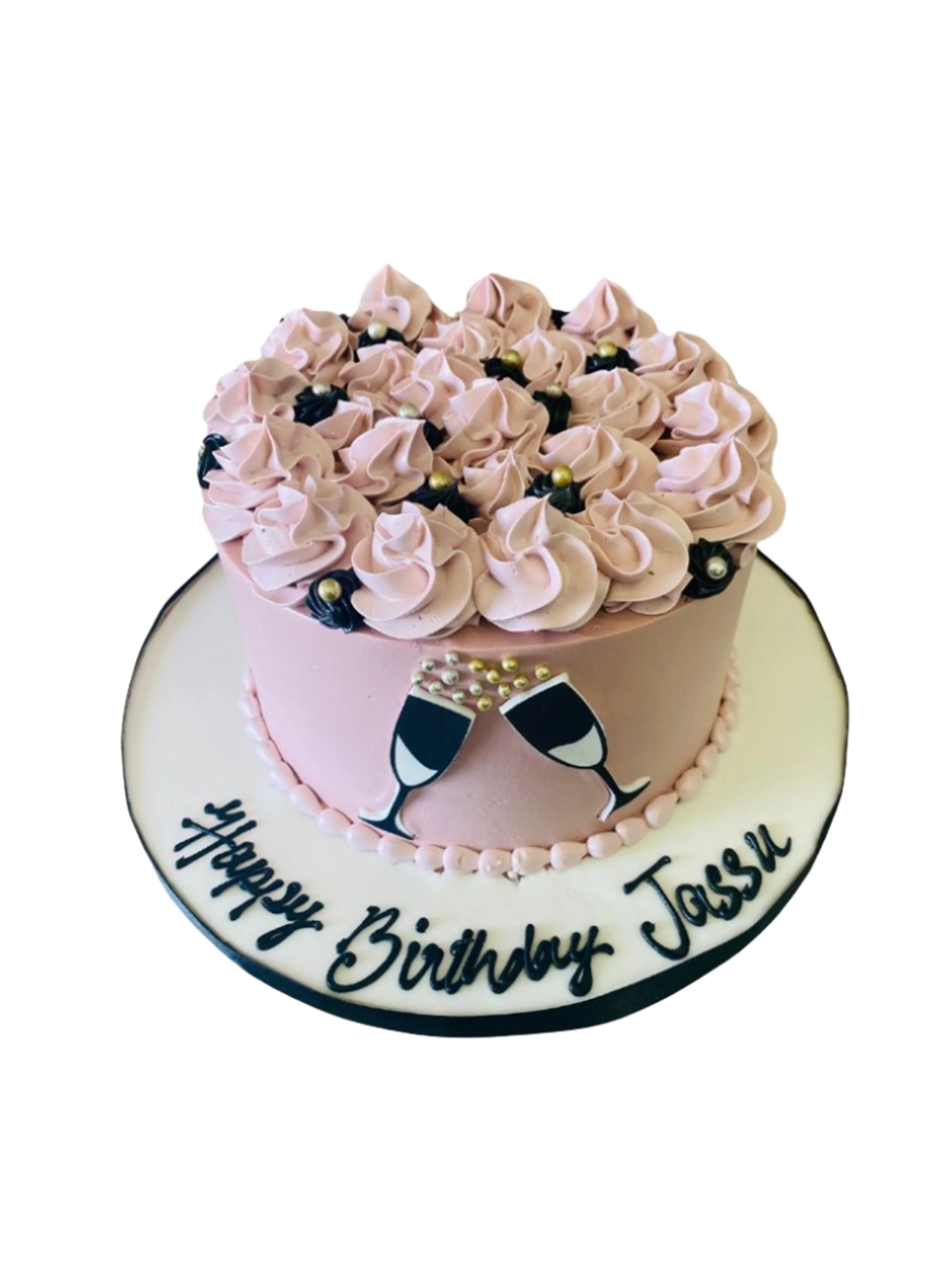 Wine Glass Birthday Cake