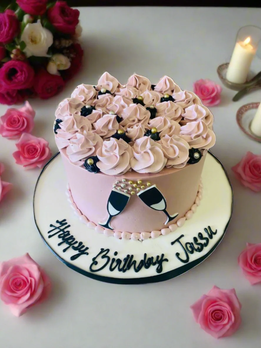 Wine Glass Birthday Cake - Image 2
