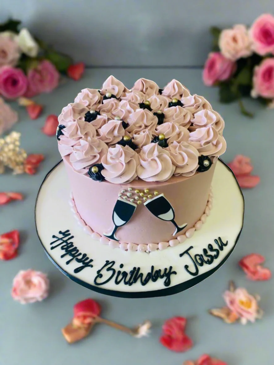 Wine Glass Birthday Cake - Image 3