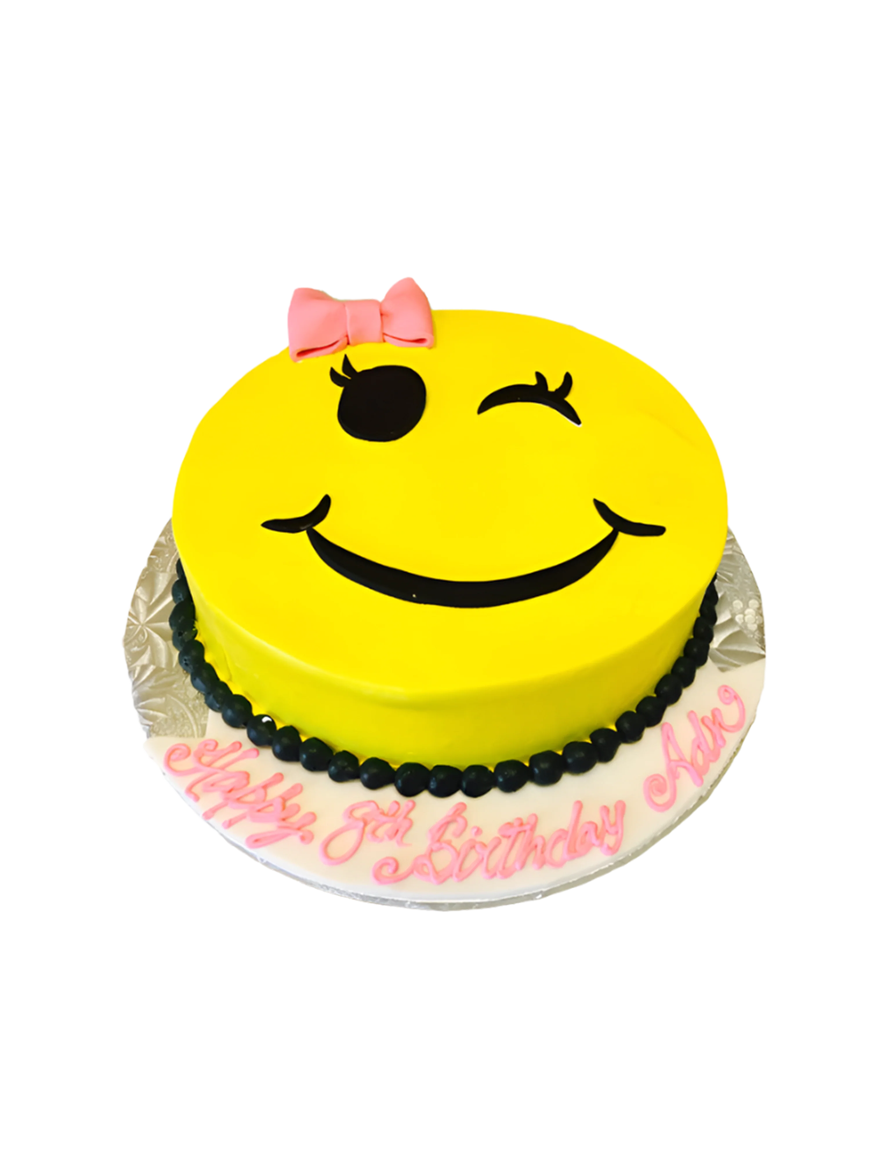 Winky Emoji Cake