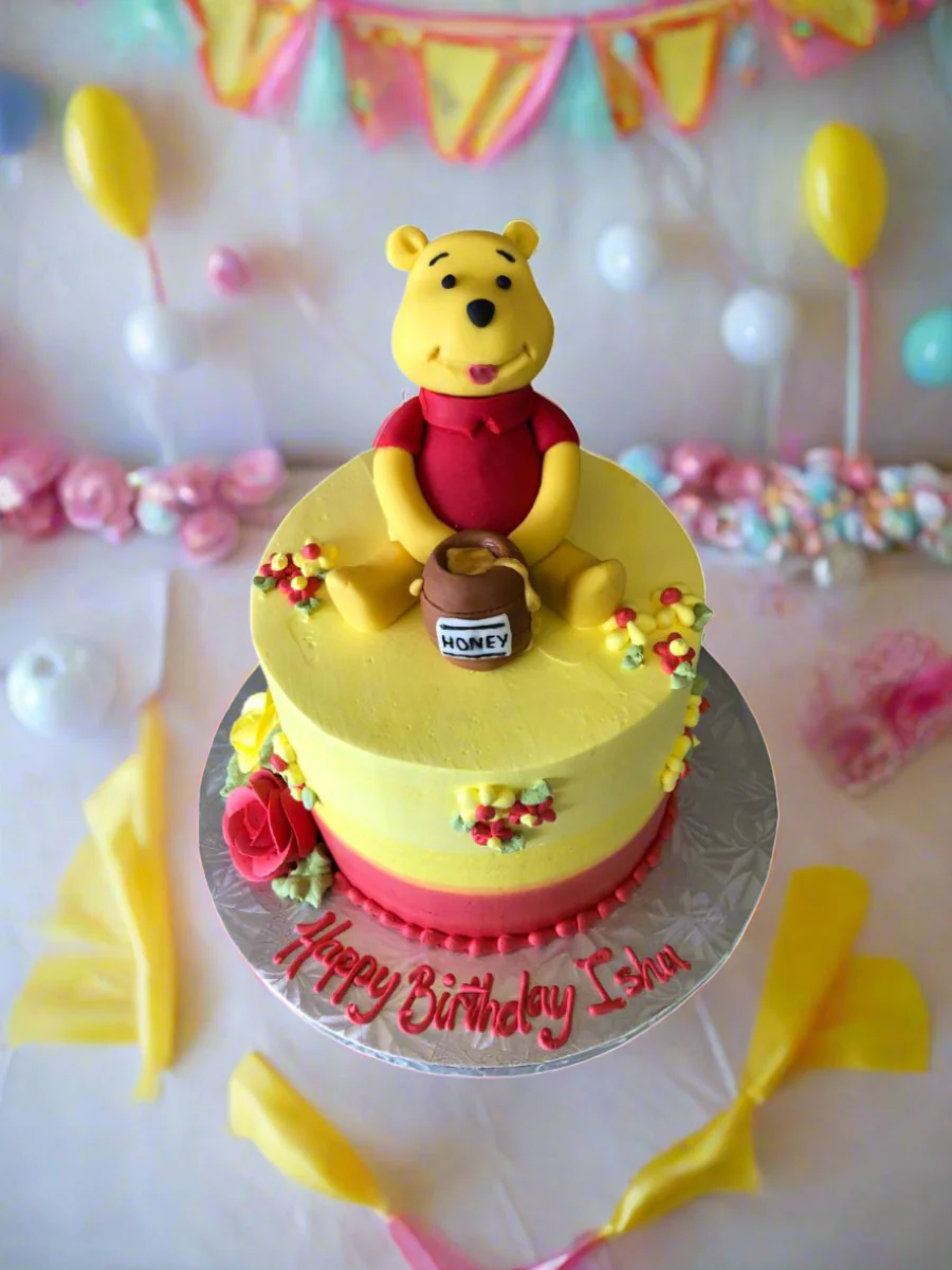 Winnie The Pooh Birthday Cake - Image 2