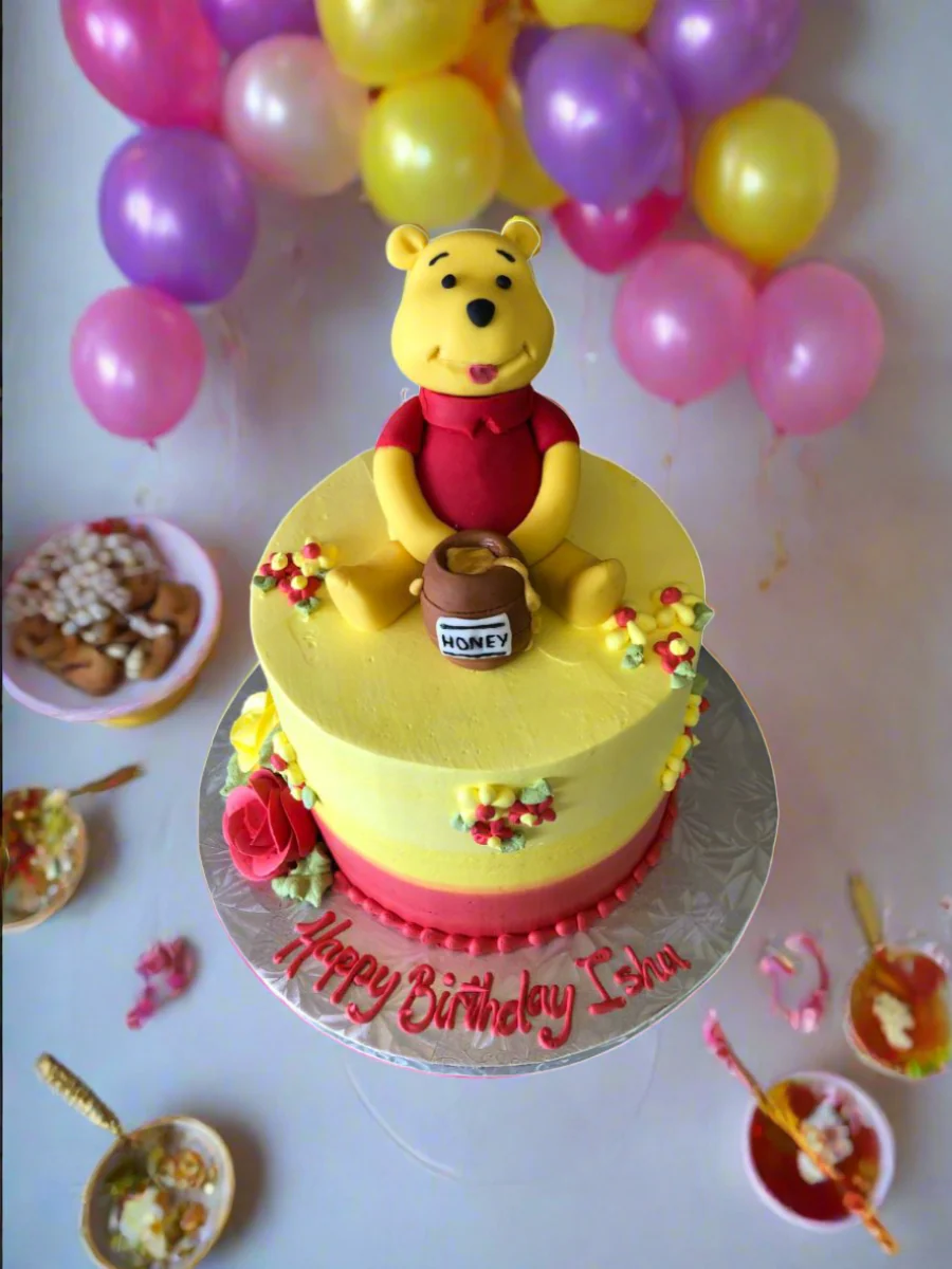 Winnie The Pooh Birthday Cake - Image 3