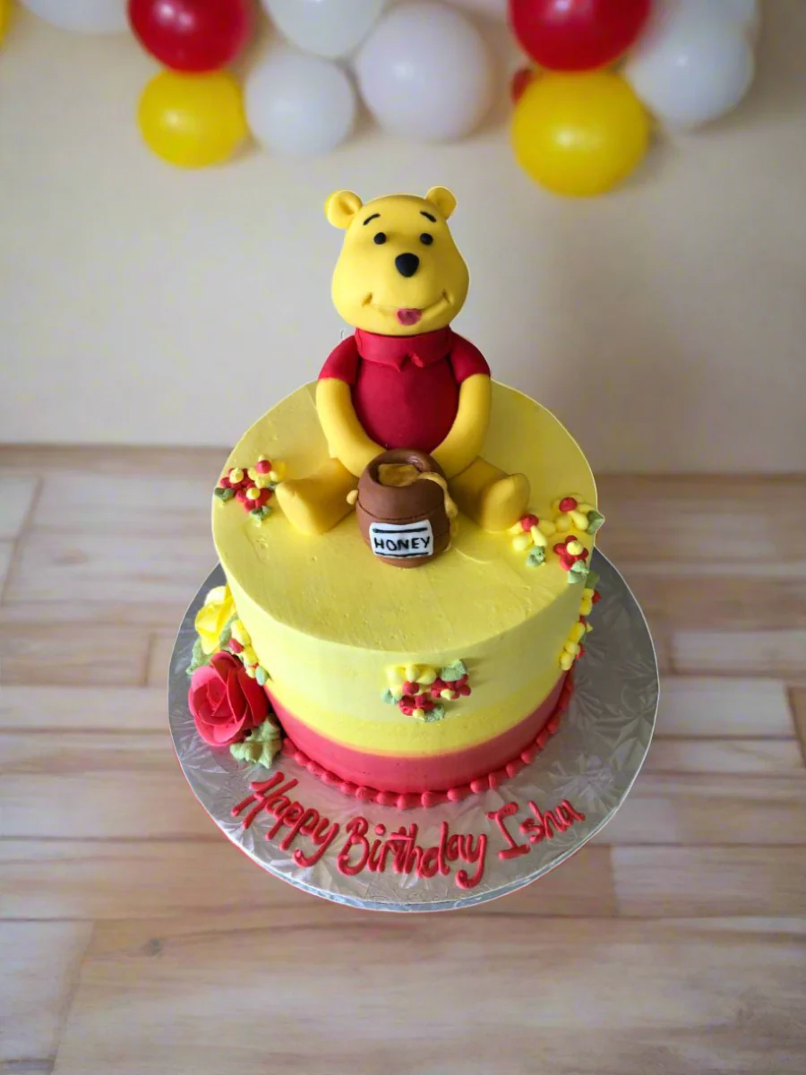 Winnie The Pooh Birthday Cake - Image 4