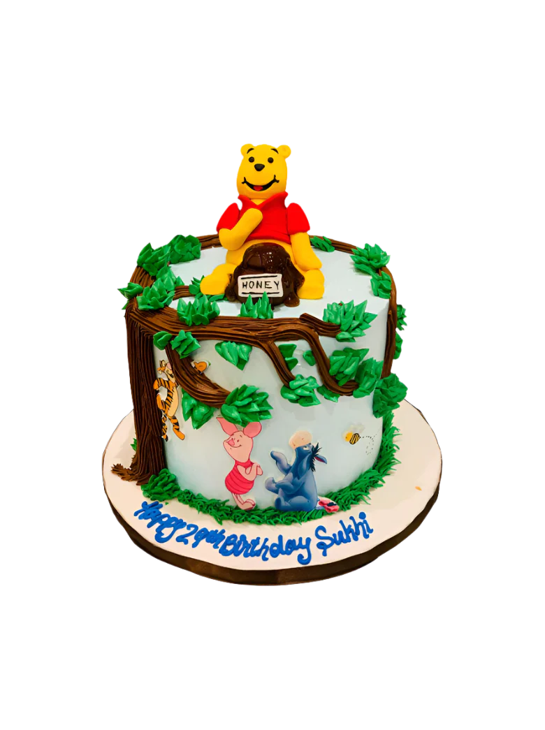 Winnie The Pooh & Friends Birthday Cake