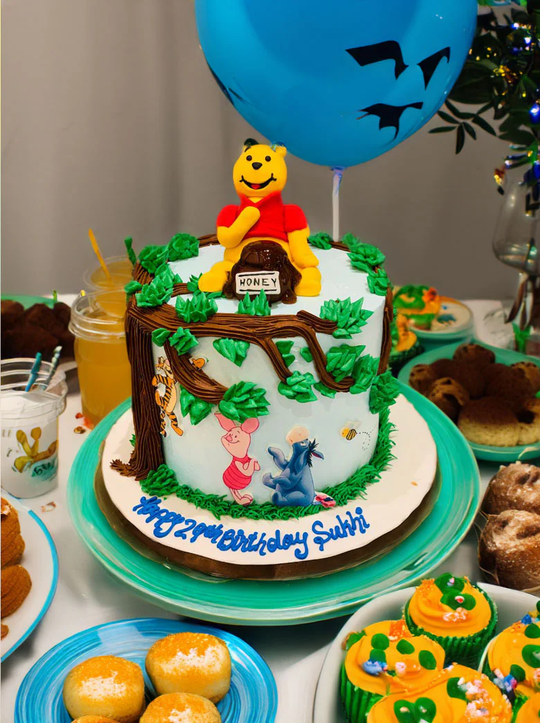 Winnie The Pooh & Friends Birthday Cake - Image 3