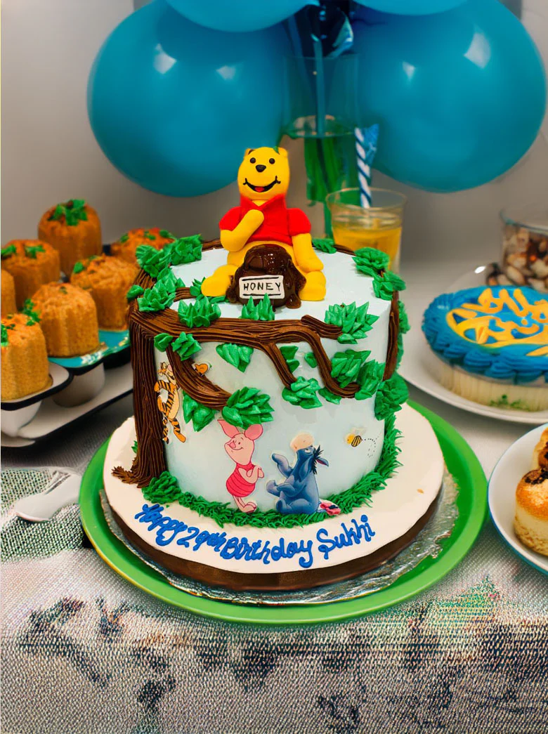 Winnie The Pooh & Friends Birthday Cake - Image 4