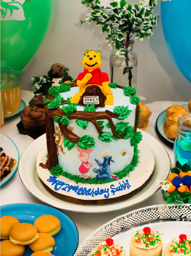 Winnie The Pooh & Friends Birthday Cake - Image 5