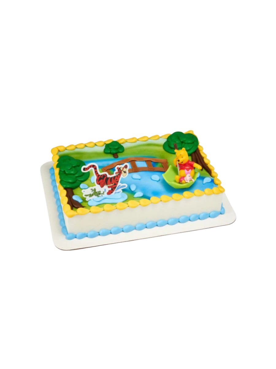 Winnie The Pooh, Piglet & Tiger Hunny Raindrops Cake