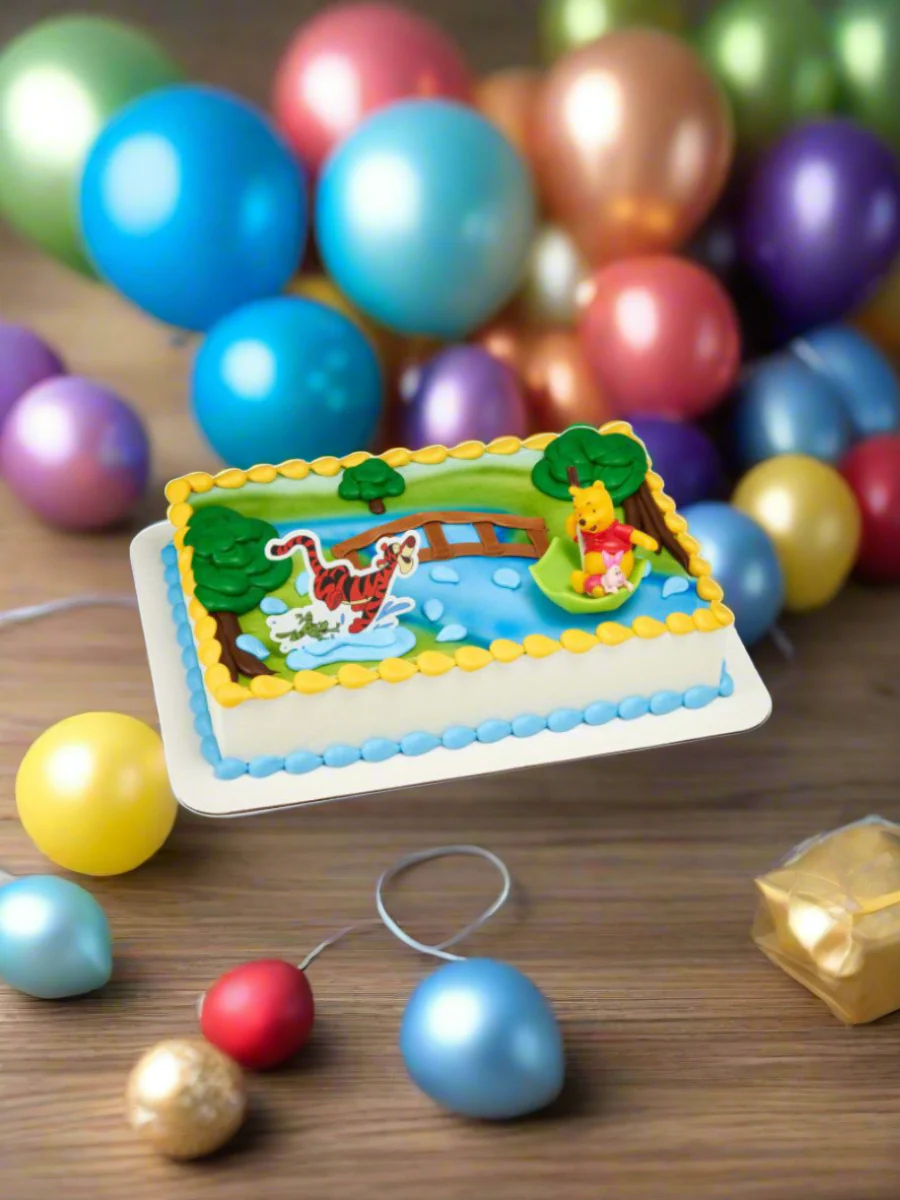 Winnie The Pooh, Piglet & Tiger Hunny Raindrops Cake - Image 4