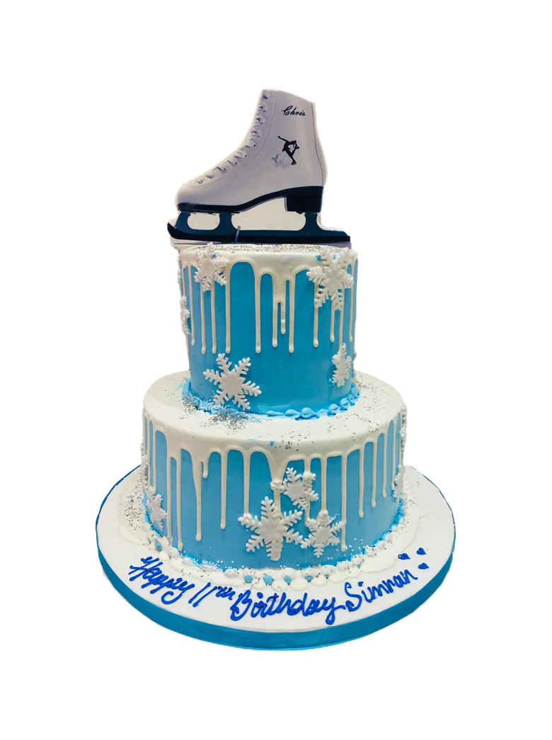 Winter Skate Shoe Cream Cake