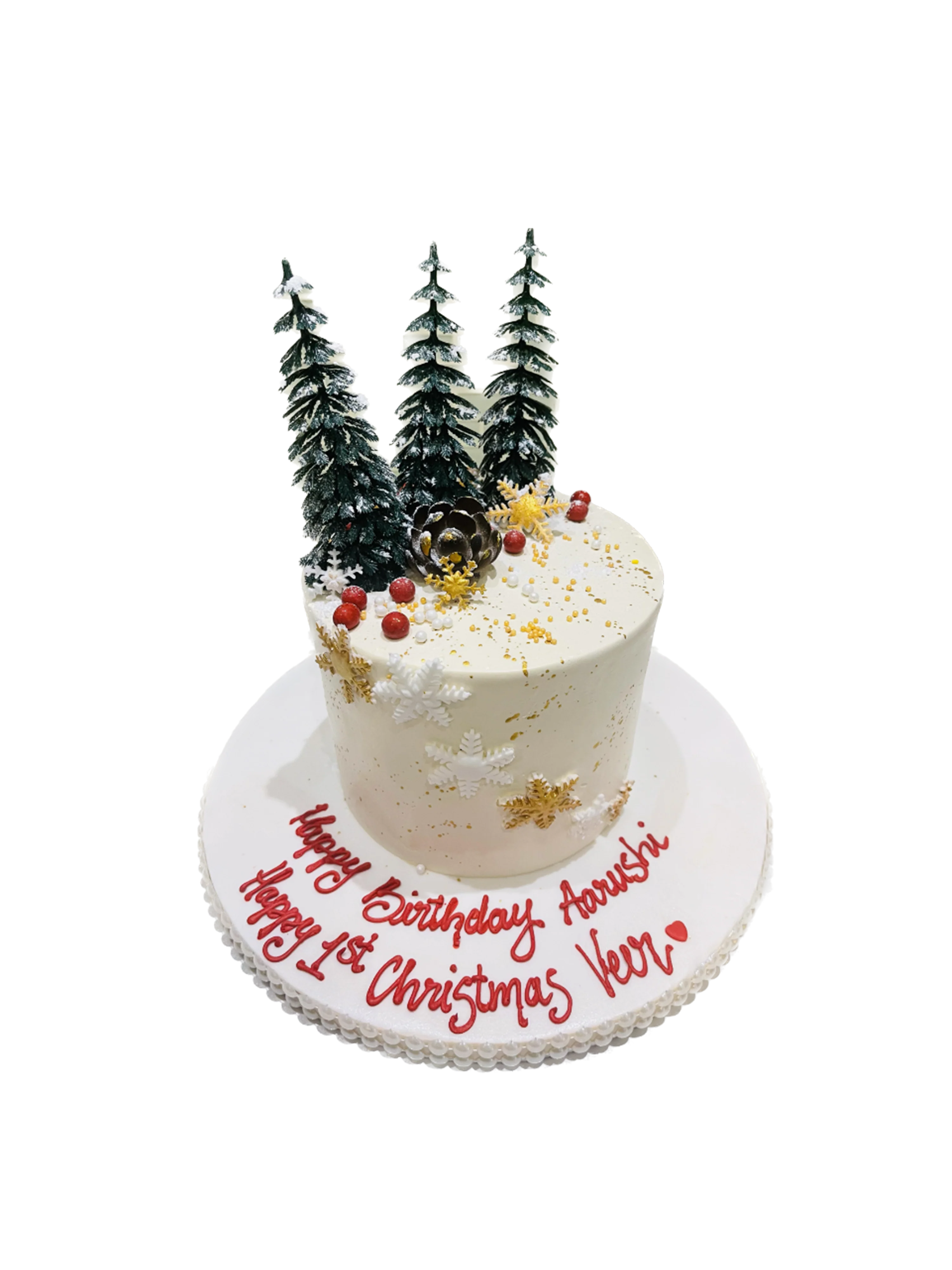 Winter Wonderland Birthday Cake