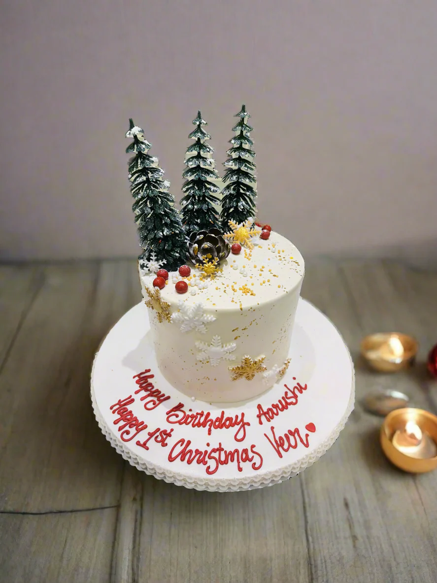 Winter Wonderland Birthday Cake - Image 2