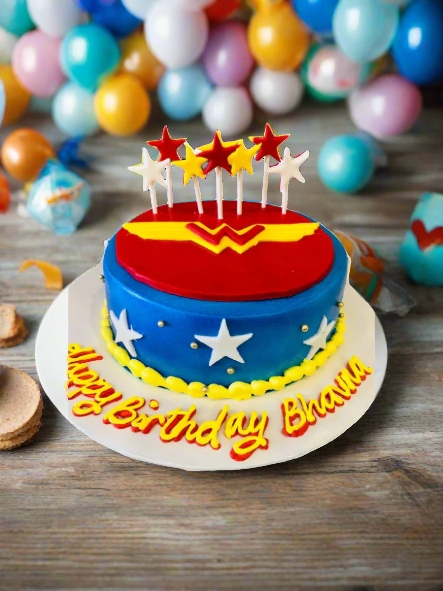 Wonder Woman Birthday Cake - Image 2