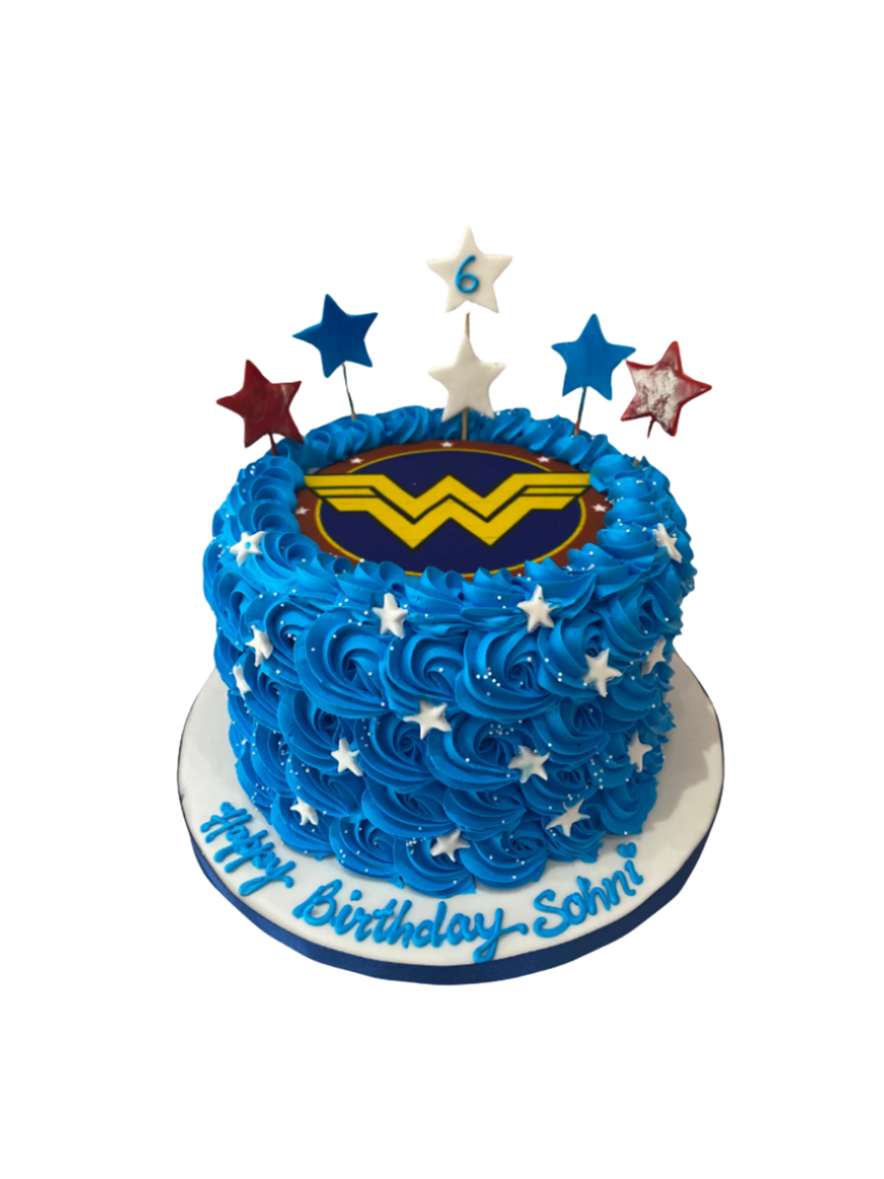 Wonder Woman Cream Cake