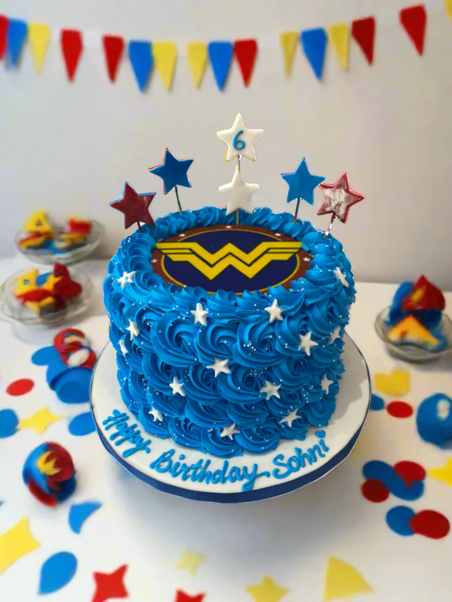 Wonder Woman Cream Cake - Image 2