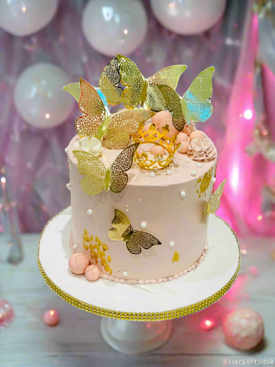 Yashita Butterfly Crown Birthday Cake - Image 2