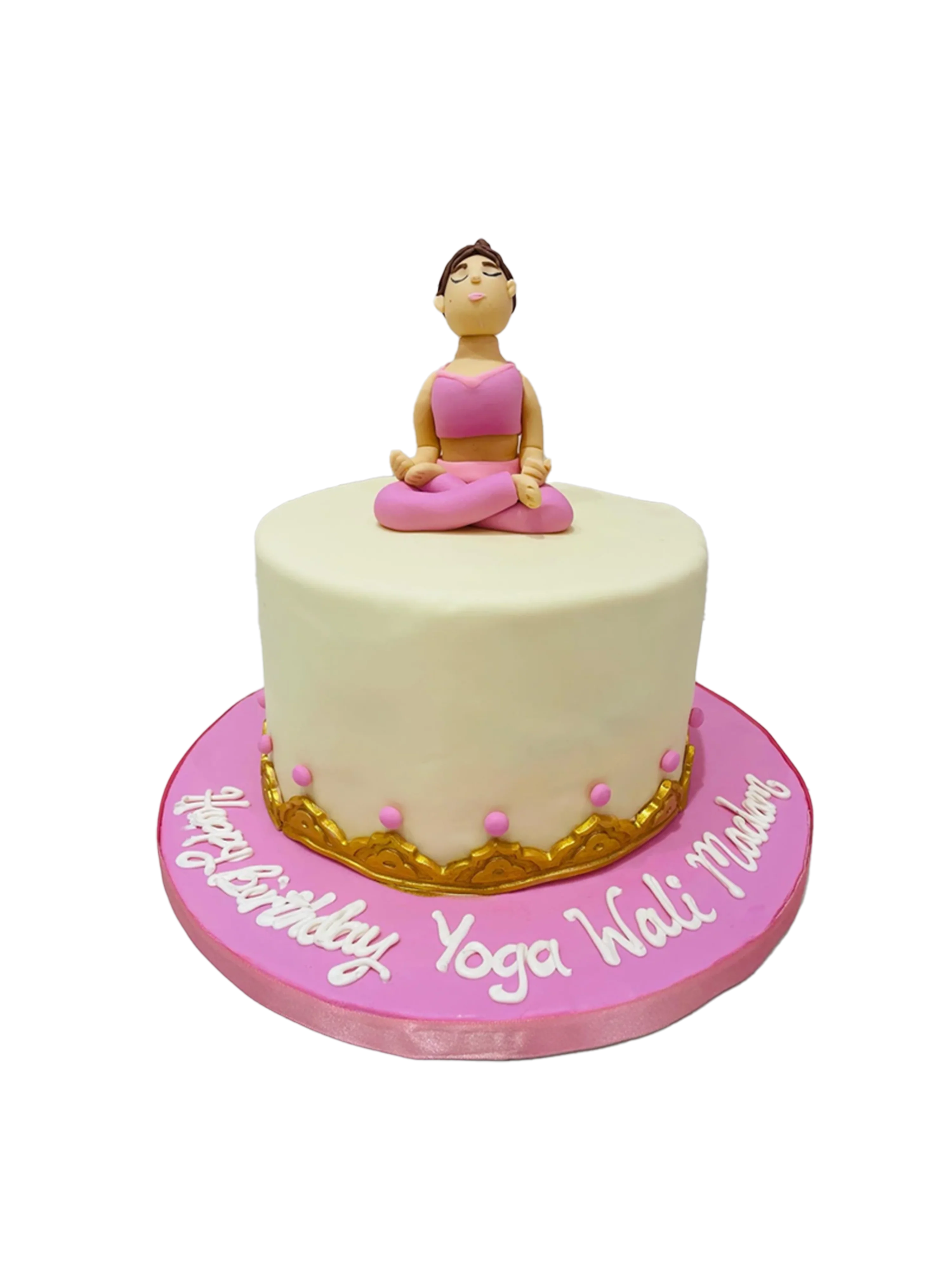 Yoga Fondant Cake