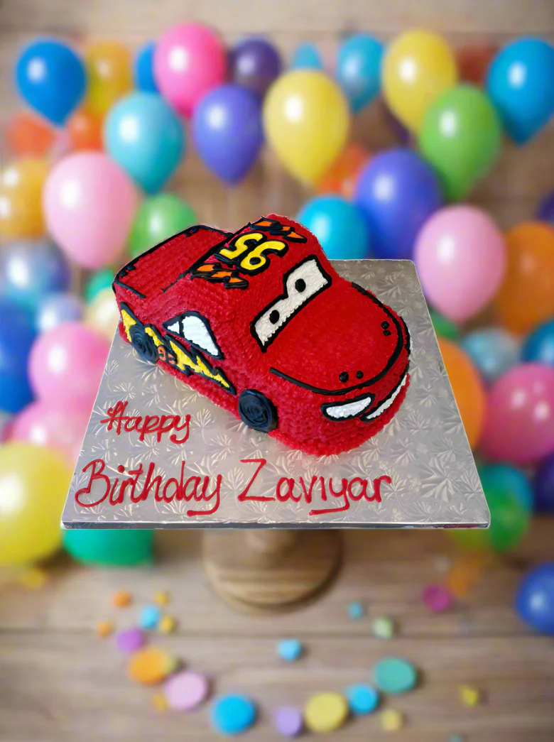 Zaviyar Car Molded Cake - Image 5