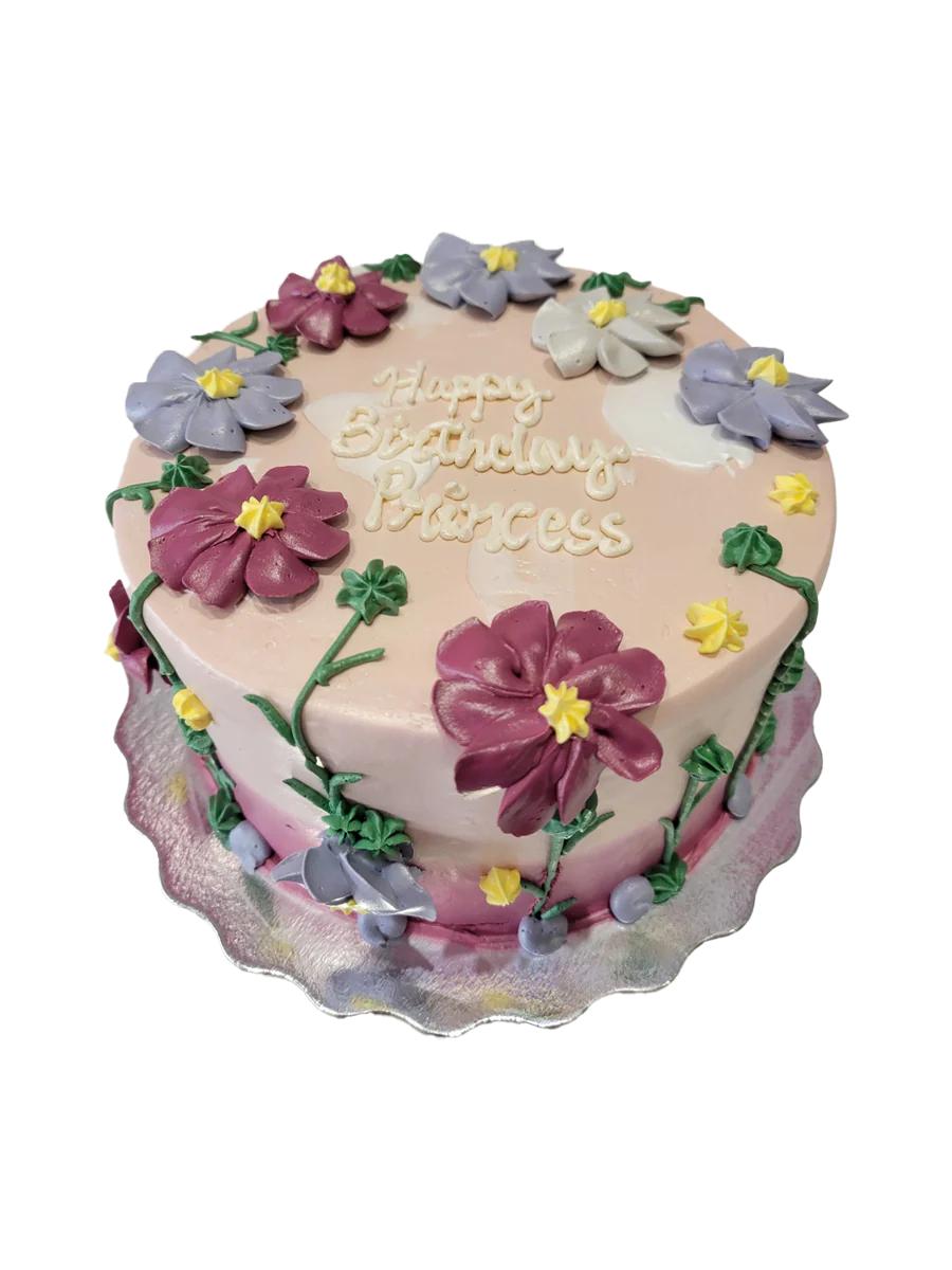 Zoey Flower Cream Cake