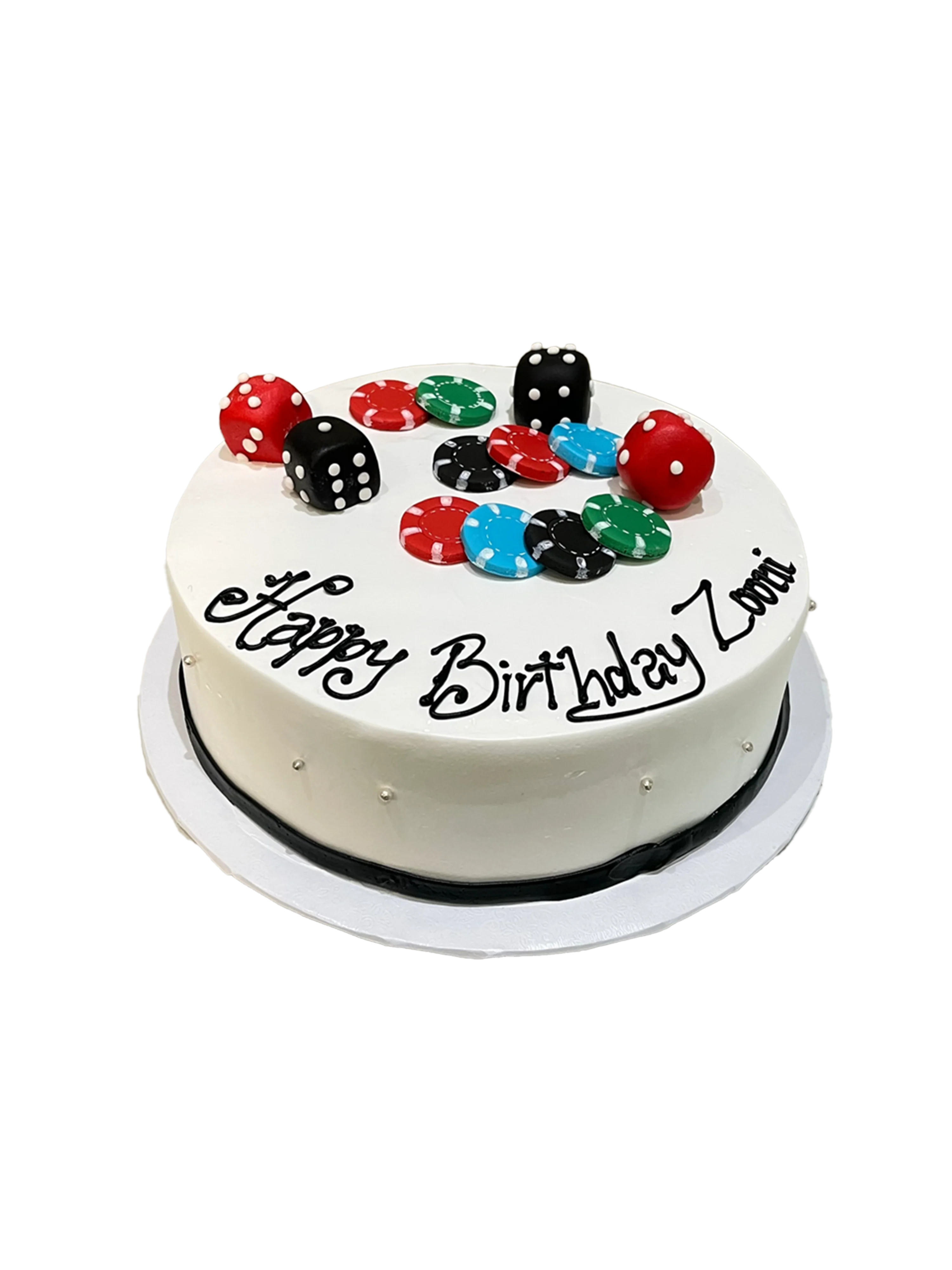 Zooni Poker Cream Cake